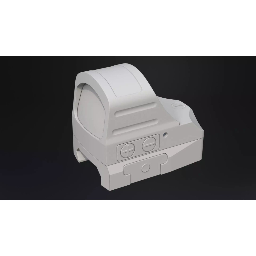 Holosun HS507C-X2 3D Model – Low Poly Game Ready Optic, FBX - View 18