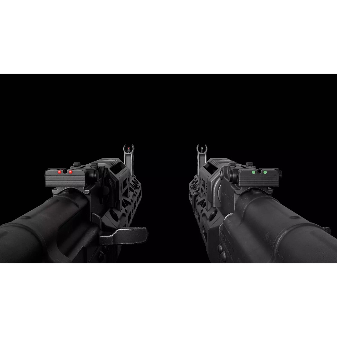 AK Iron Sights 3D Model – Low Poly Game Asset, FBX, OBJ, Blender
