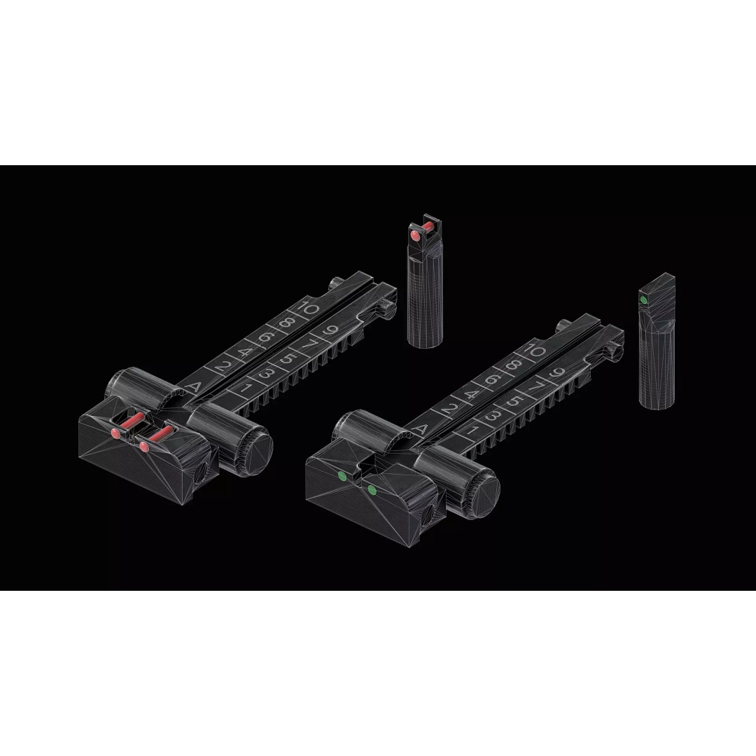 AK Iron Sights 3D Model – Low Poly Game Asset, FBX, OBJ, Blender - View 10