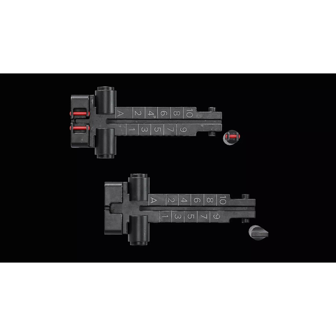 AK Iron Sights 3D Model – Low Poly Game Asset, FBX, OBJ, Blender - View 5