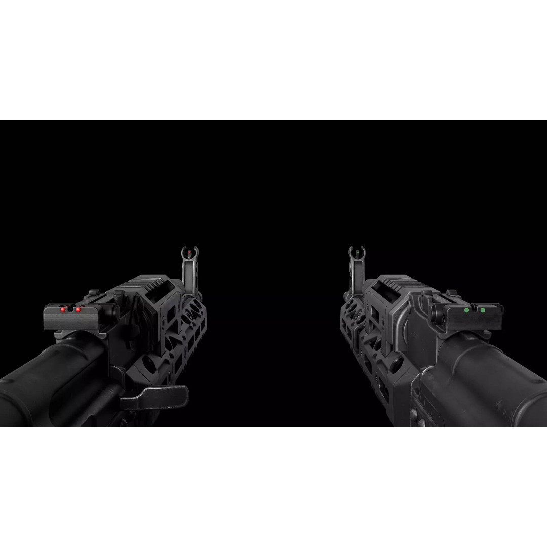 AK Iron Sights 3D Model – Low Poly Game Asset, FBX, OBJ, Blender - View 6