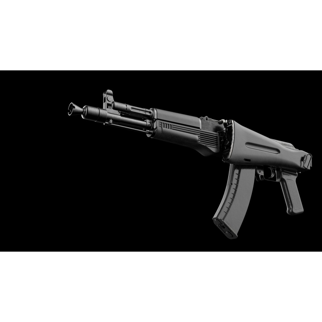 AK-100 Family 3D Model – Low Poly Game Ready Assault Rifles, FBX - View 18