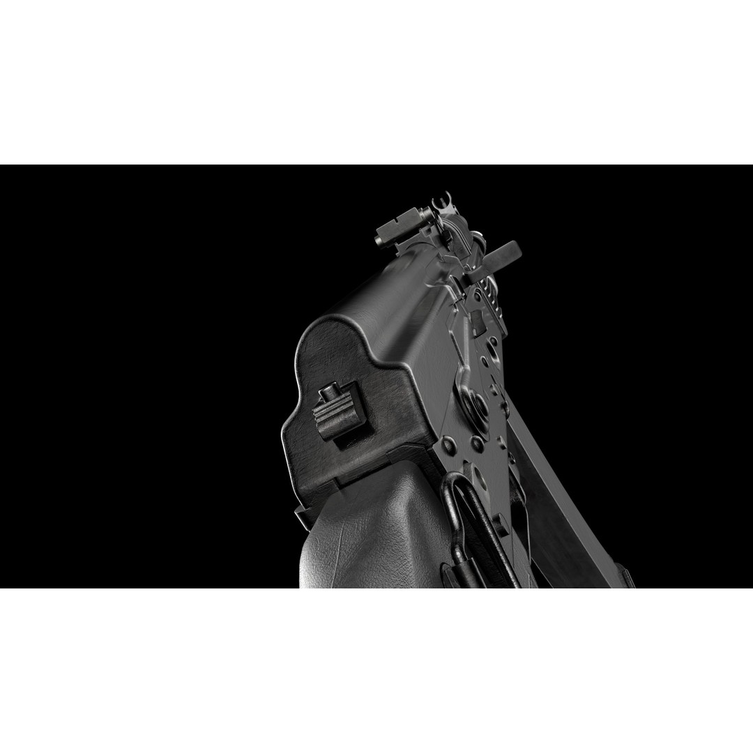 AK-100 Family 3D Model – Low Poly Game Ready Assault Rifles, FBX - View 36