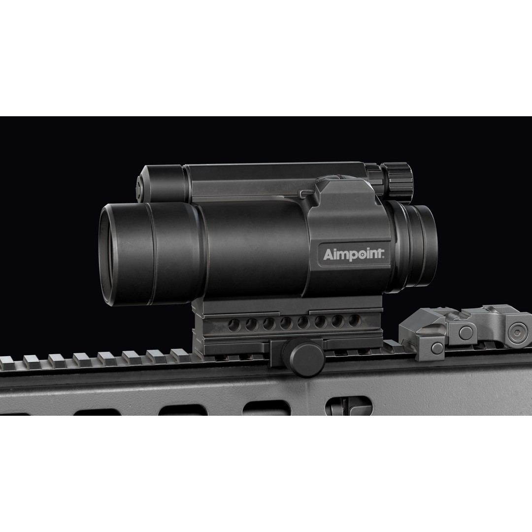 Vulkan Malyuk 3D Model – Low Poly Tactical Assault Rifle, Game Ready FBX - View 24