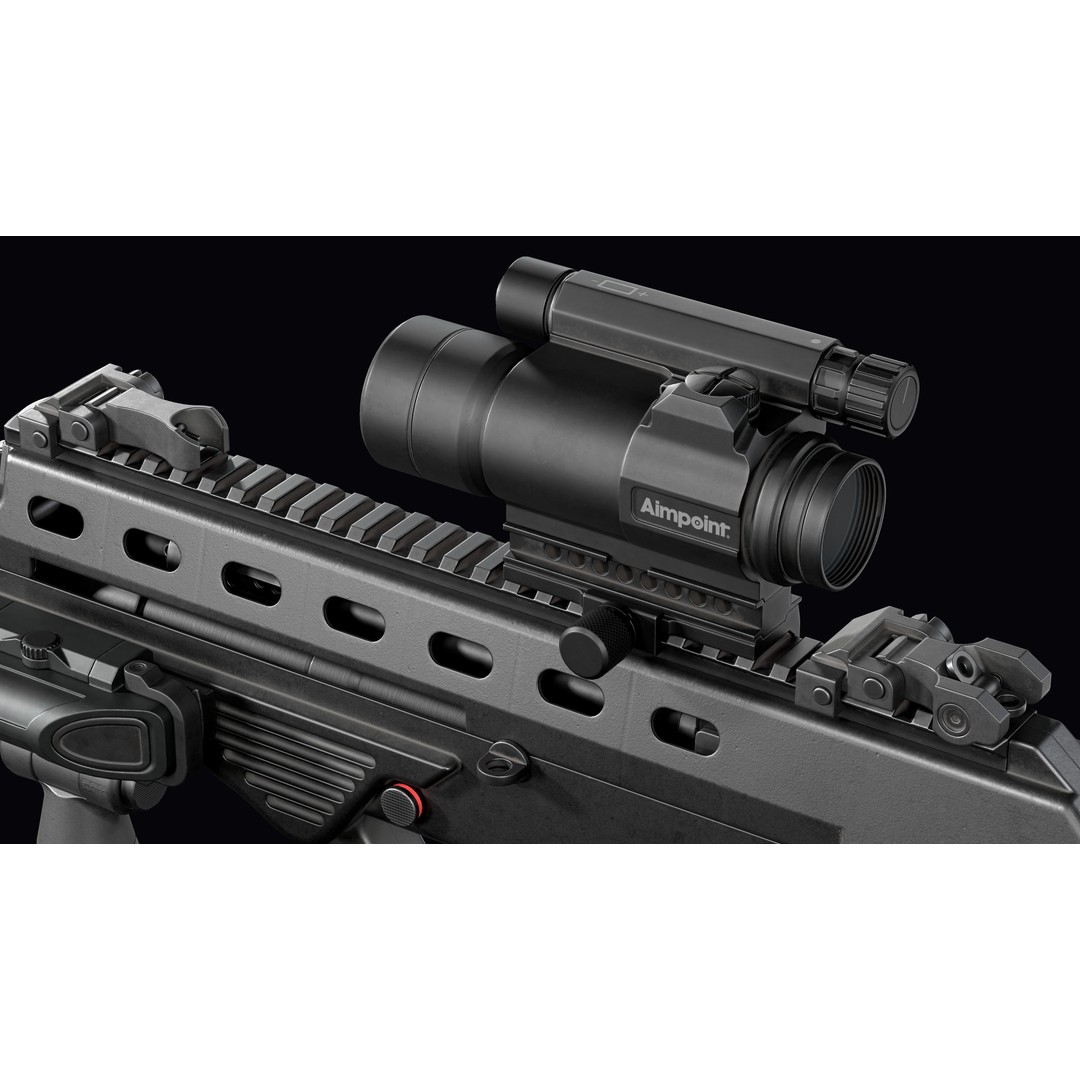 Vulkan Malyuk 3D Model – Low Poly Tactical Assault Rifle, Game Ready FBX - View 30