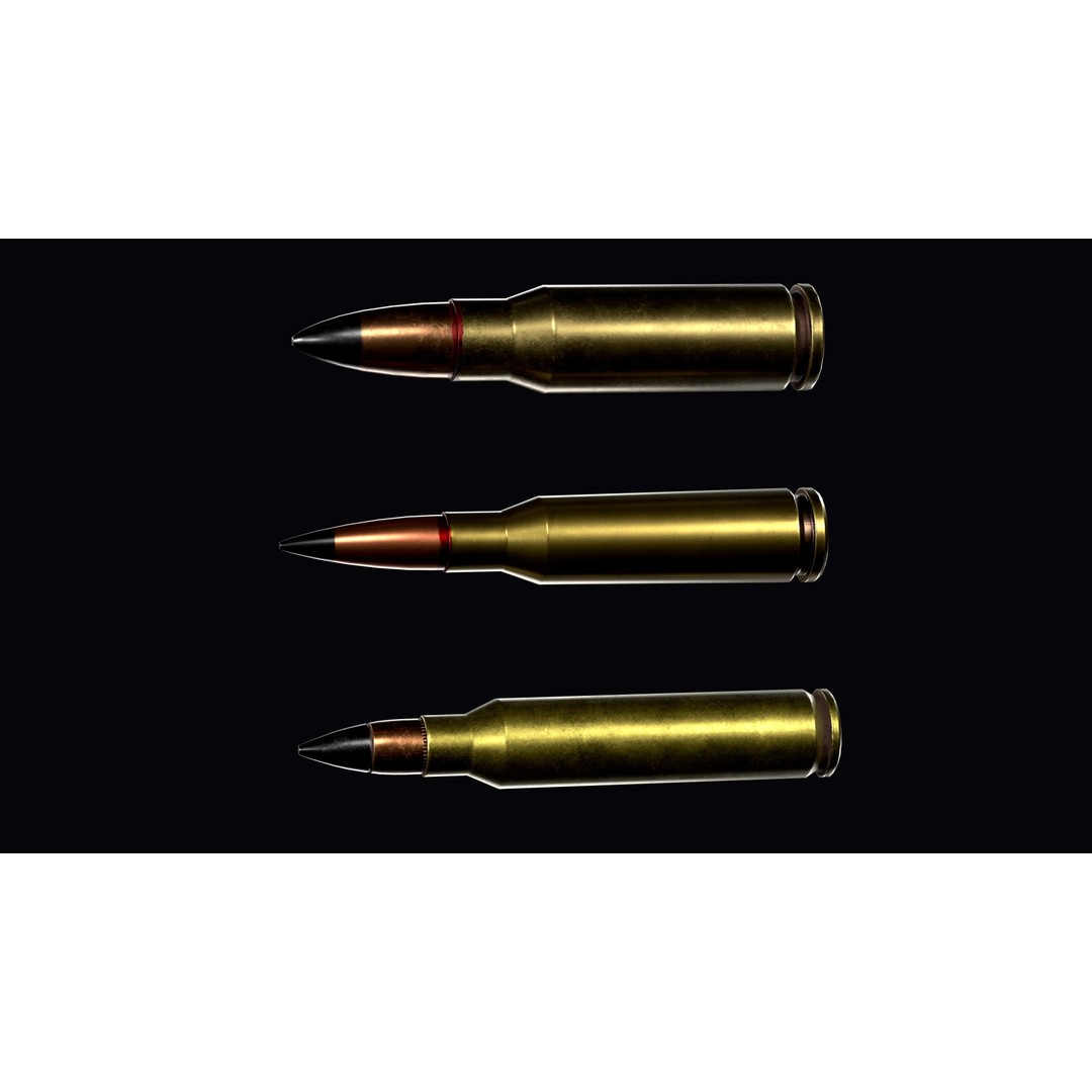 Vulkan Malyuk 3D Model – Low Poly Tactical Assault Rifle, Game Ready FBX - View 46