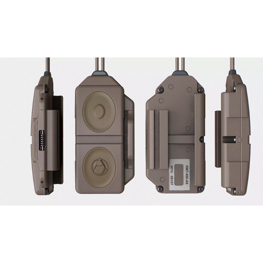 Insight RMT-400-A8 Dual Button Pressure Switch 3D Model – Low Poly Game Asset, FBX, OBJ, Blender - View 12
