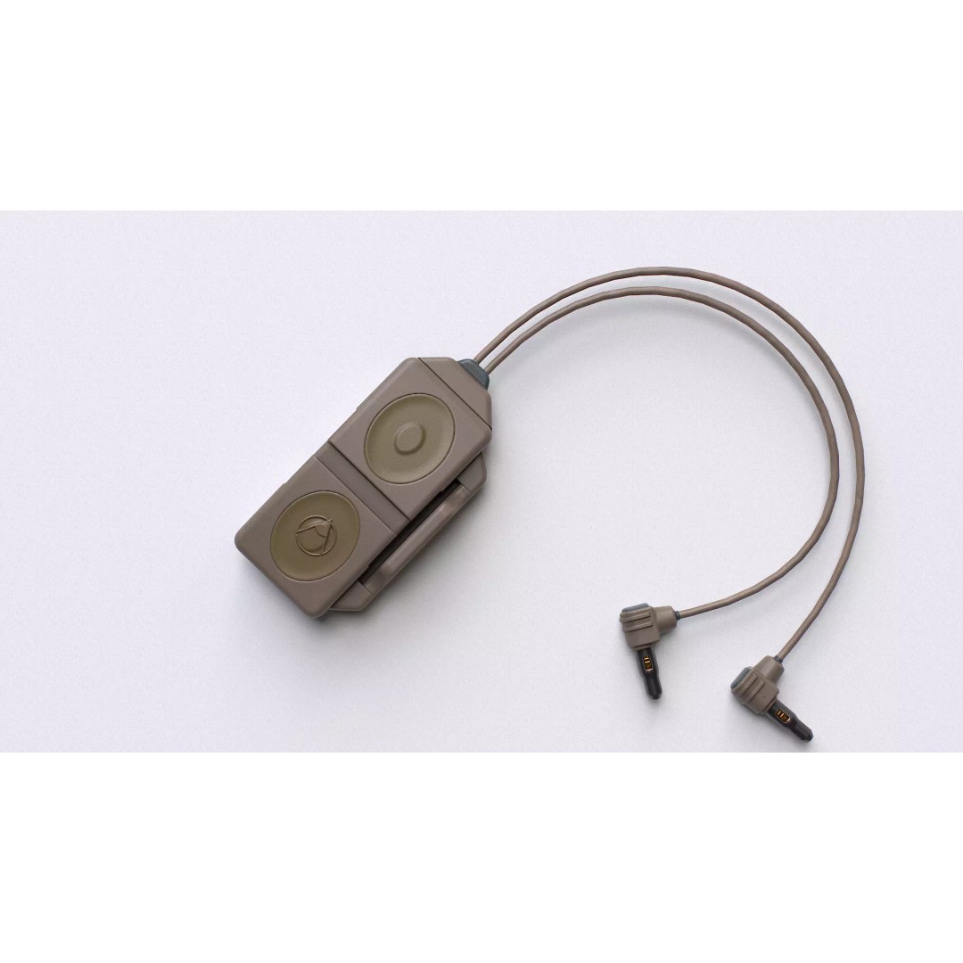 Insight RMT-400-A8 Dual Button Pressure Switch 3D Model – Low Poly Game Asset, FBX, OBJ, Blender - View 7