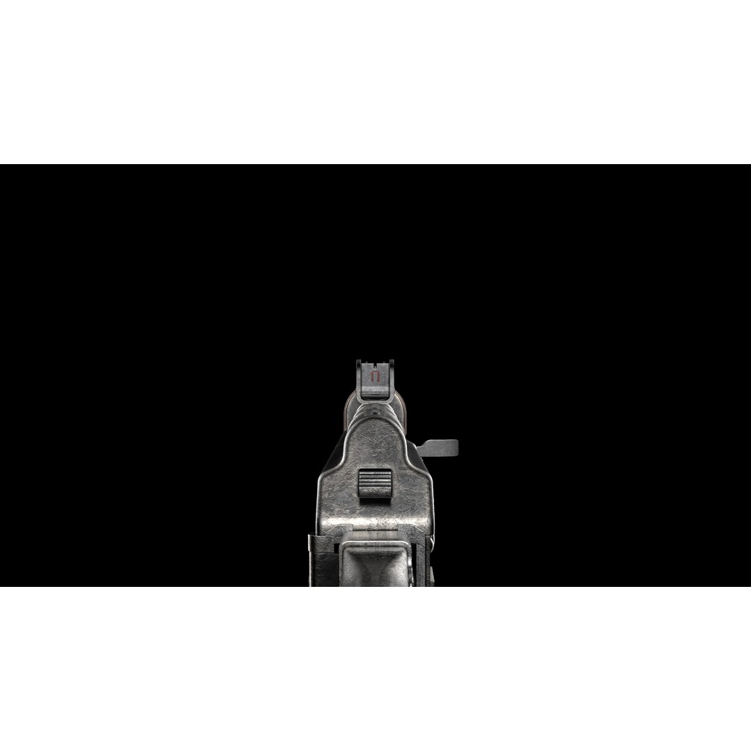 AKS-74U 3D Model – Low Poly Game Ready Rifle, FBX, PBR Textures - View 27