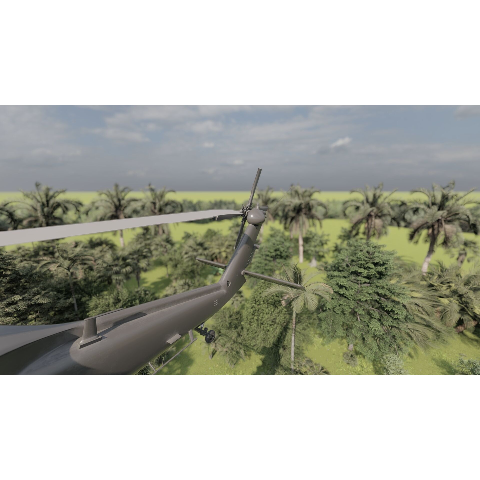 Sikorsky MH-60L - Game-Ready 3D Model - View 16