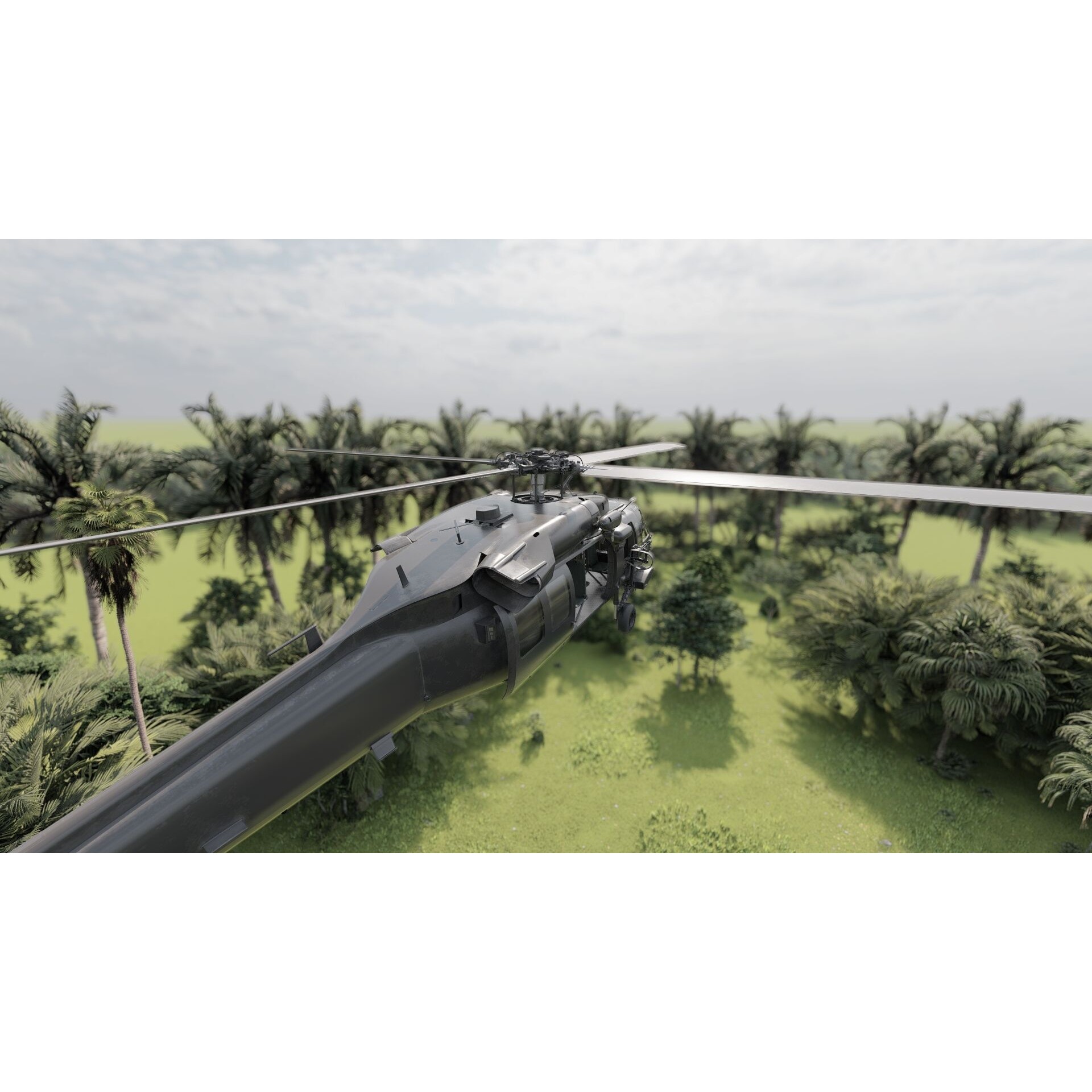 Sikorsky MH-60L - Game-Ready 3D Model - View 18