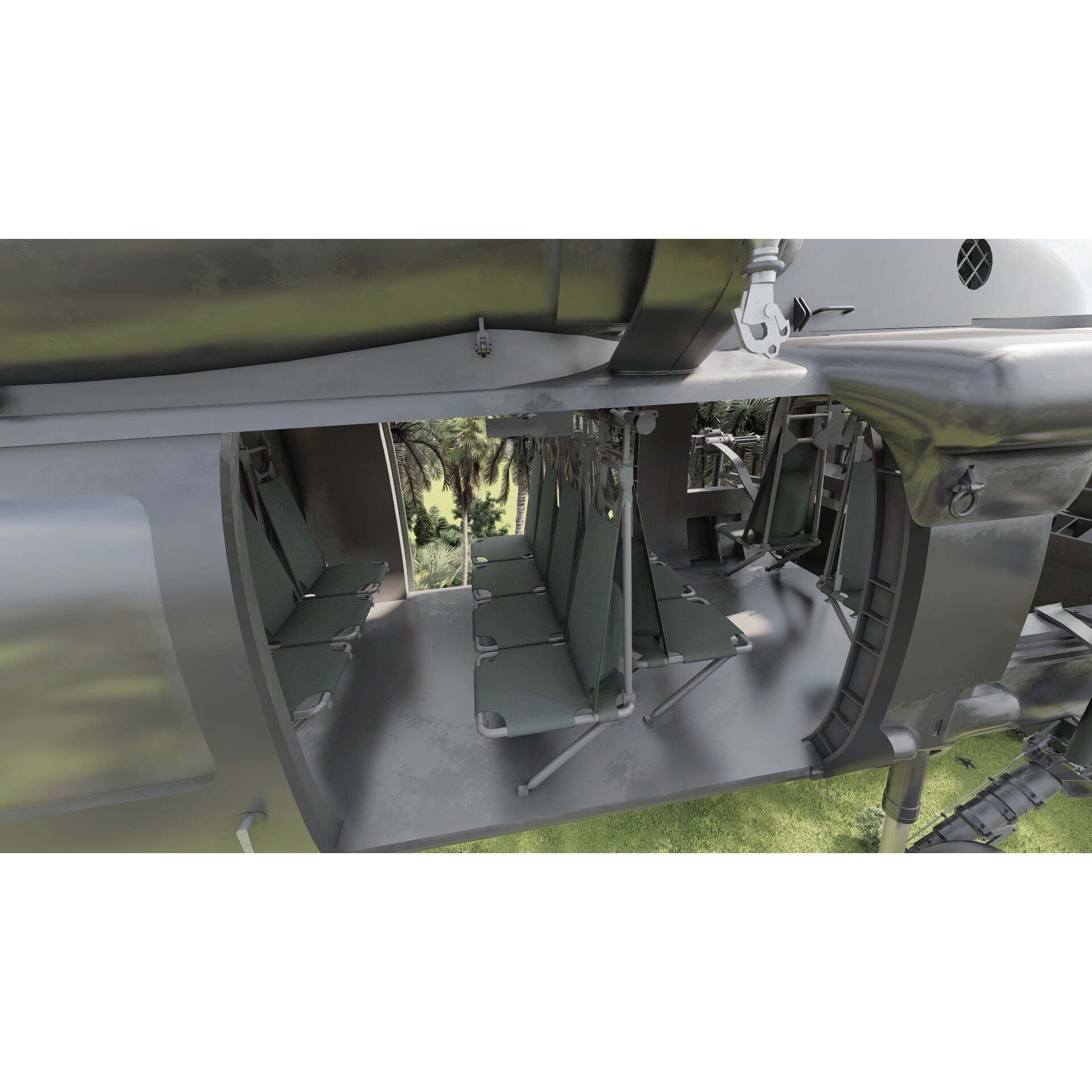 Sikorsky MH-60L - Game-Ready 3D Model - View 20