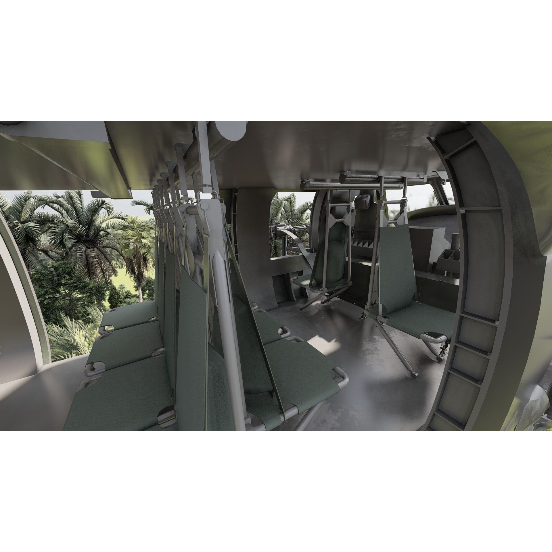 Sikorsky MH-60L - Game-Ready 3D Model - View 21