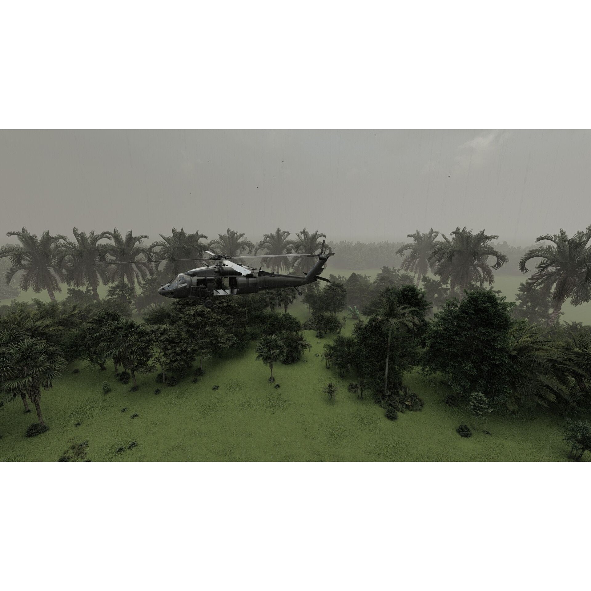 Sikorsky MH-60L - Game-Ready 3D Model - View 27