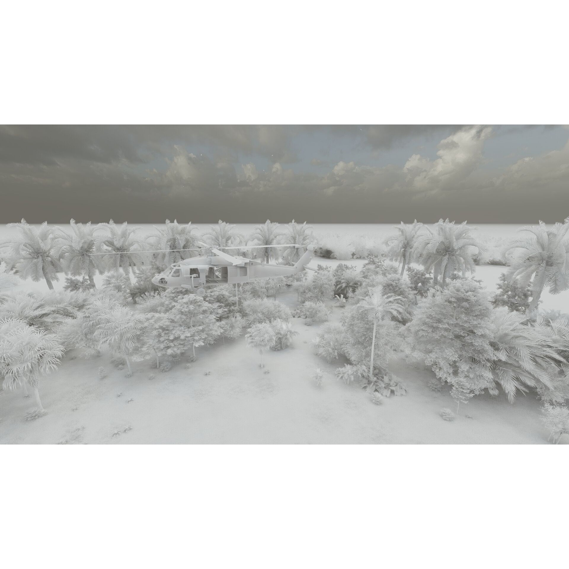 Sikorsky MH-60L - Game-Ready 3D Model - View 28