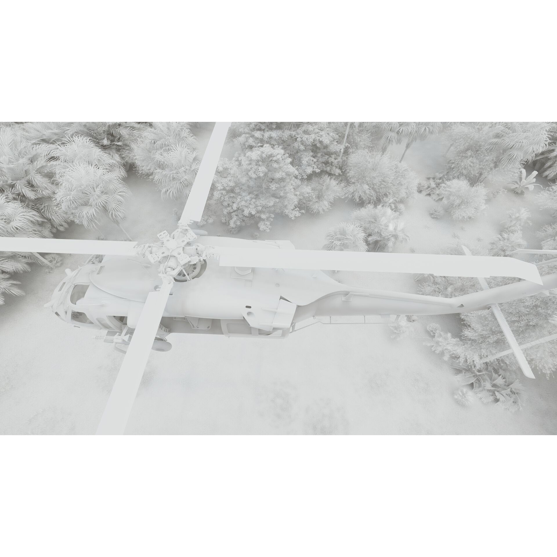 Sikorsky MH-60L - Game-Ready 3D Model - View 32