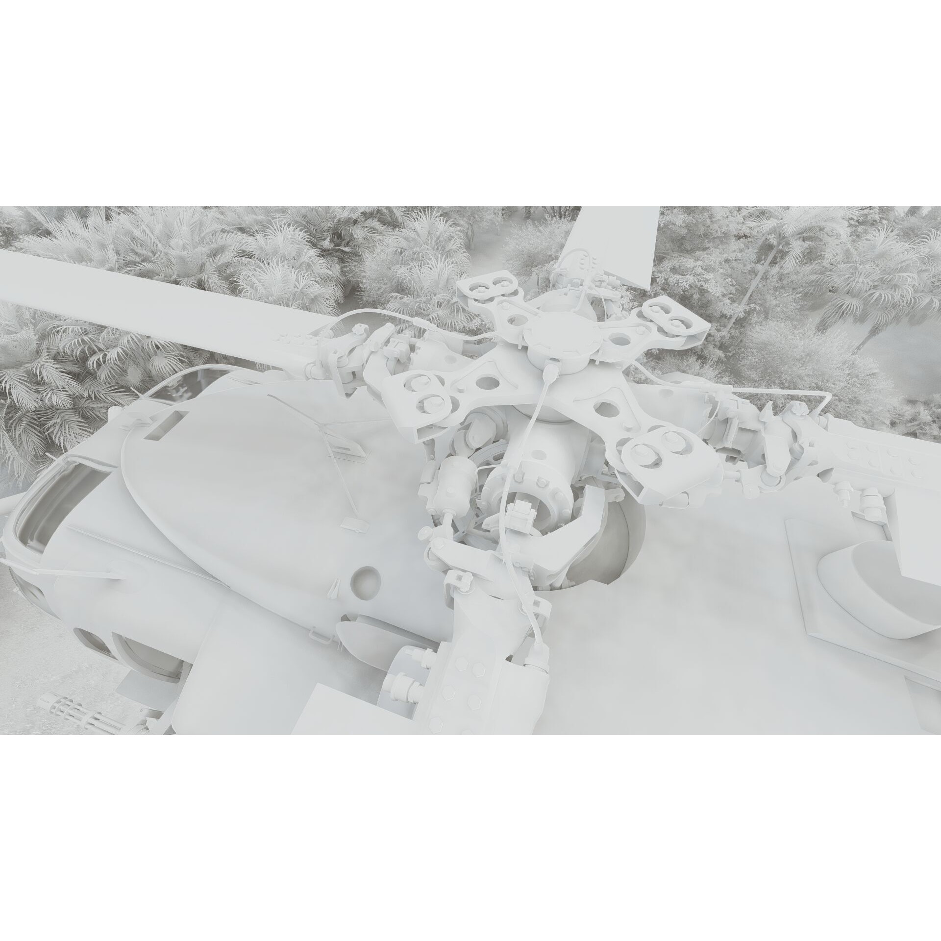 Sikorsky MH-60L - Game-Ready 3D Model - View 33