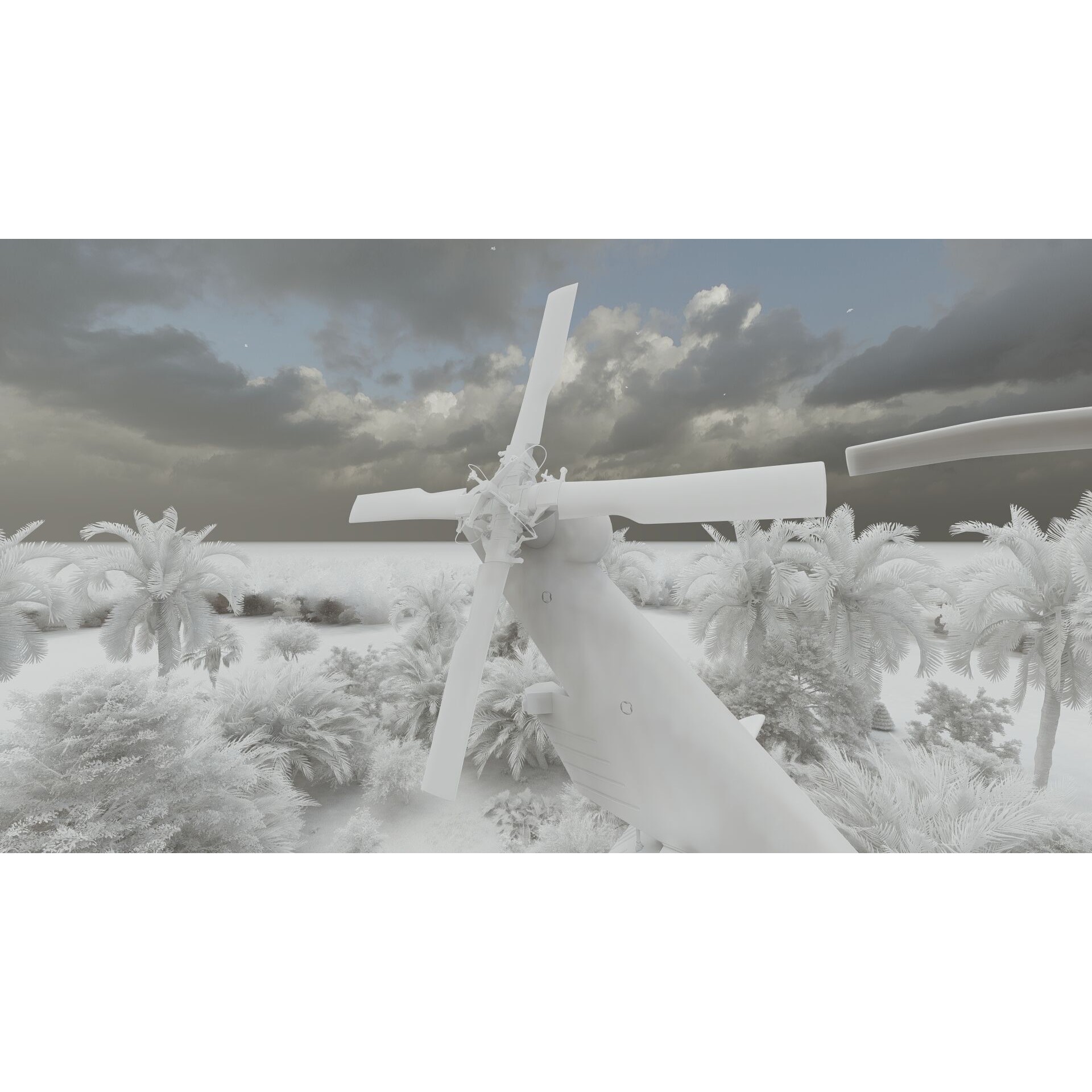 Sikorsky MH-60L - Game-Ready 3D Model - View 34