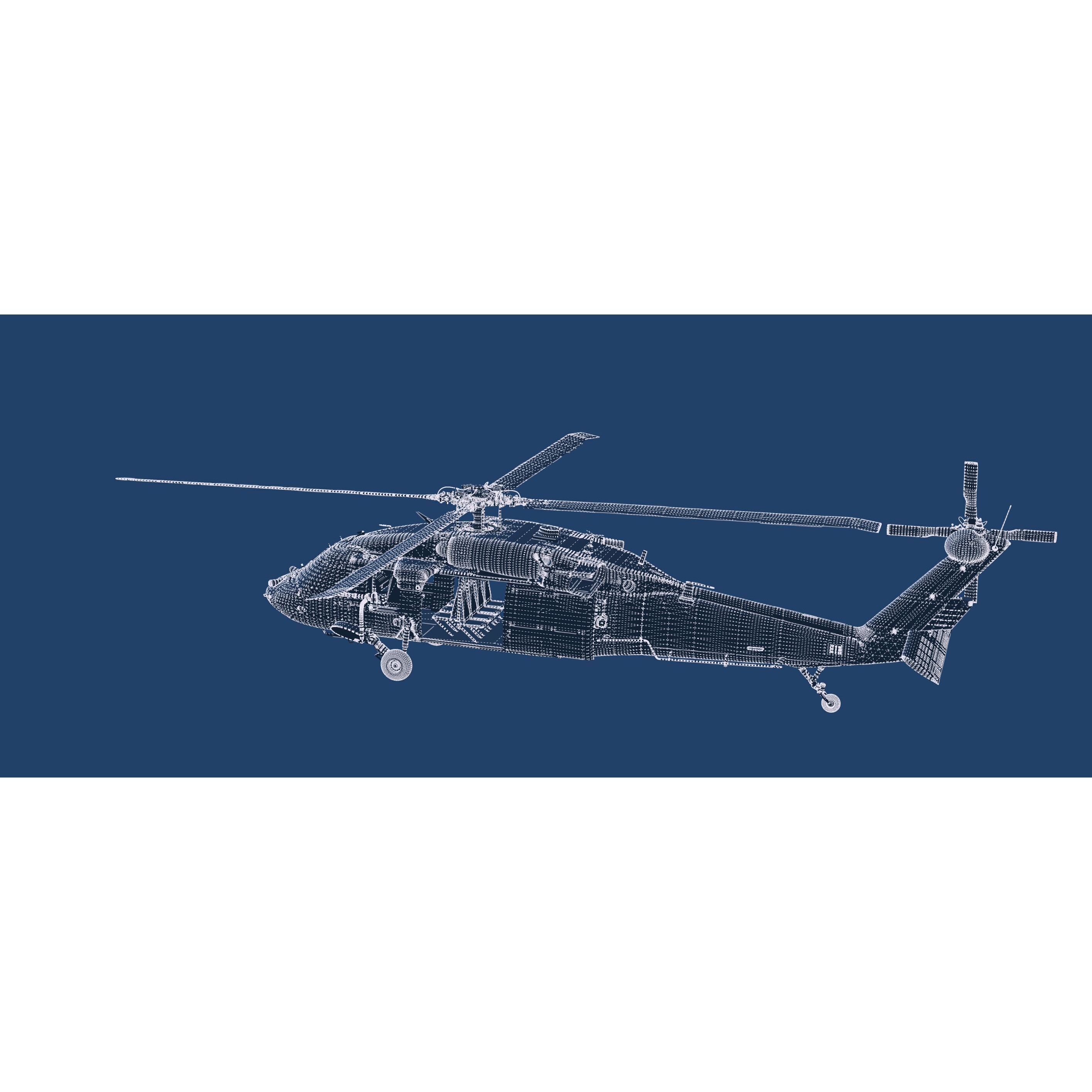Sikorsky MH-60L - Game-Ready 3D Model - View 38