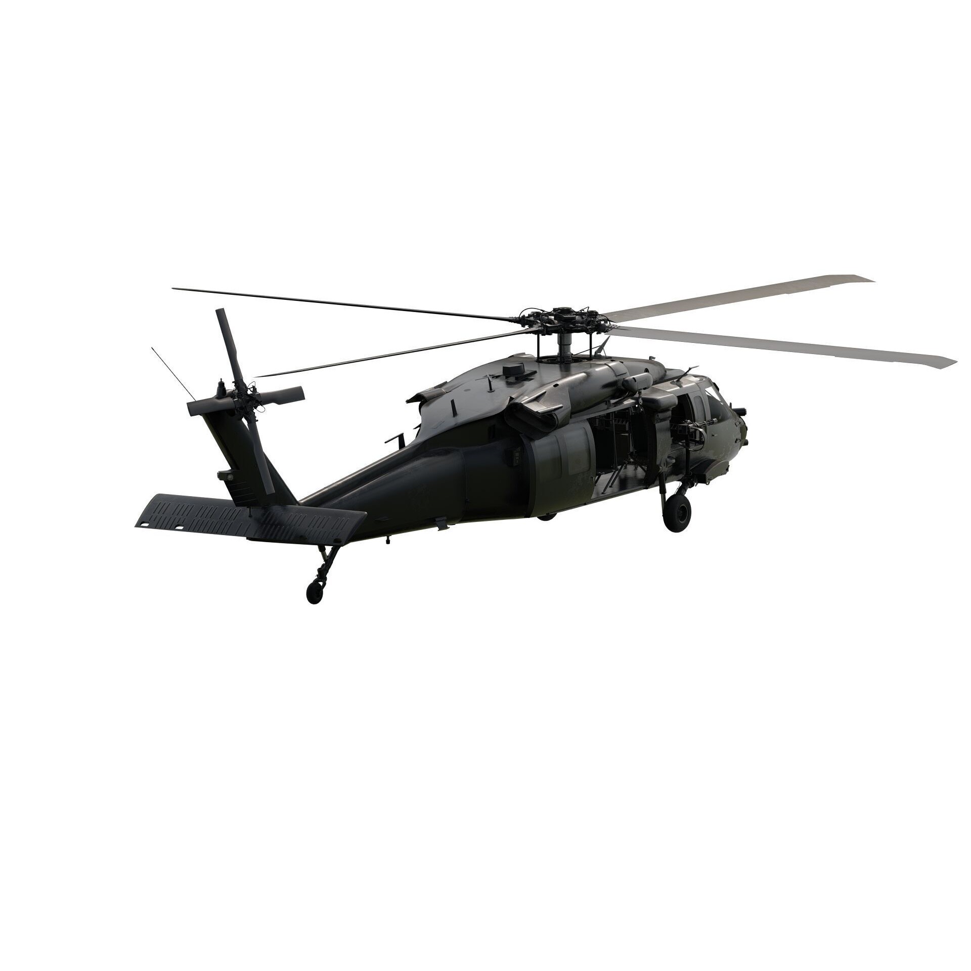 Sikorsky MH-60L - Game-Ready 3D Model - View 6