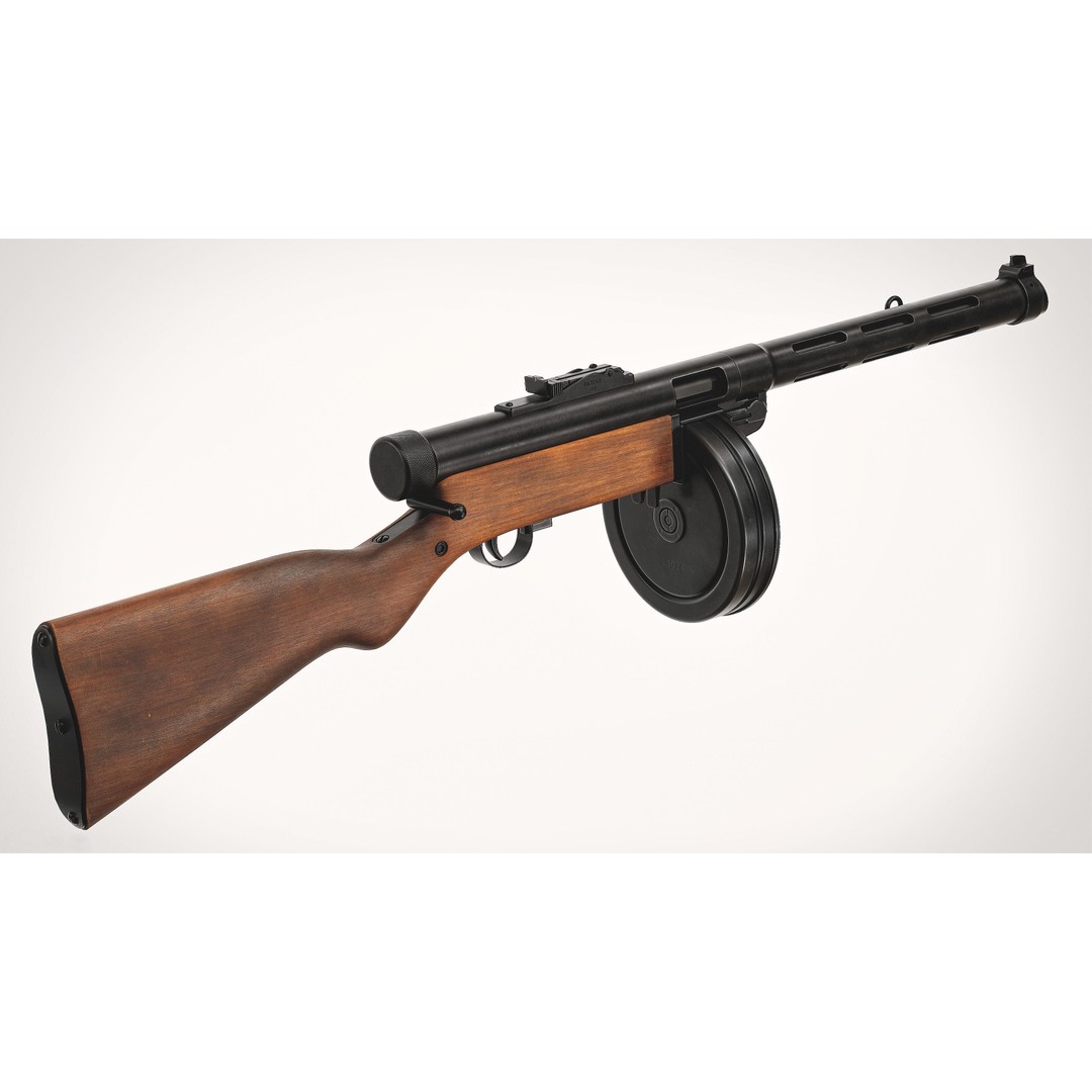 Suomi KP-31 3D Model – Low Poly Military Gun Asset, FBX & OBJ - View 11