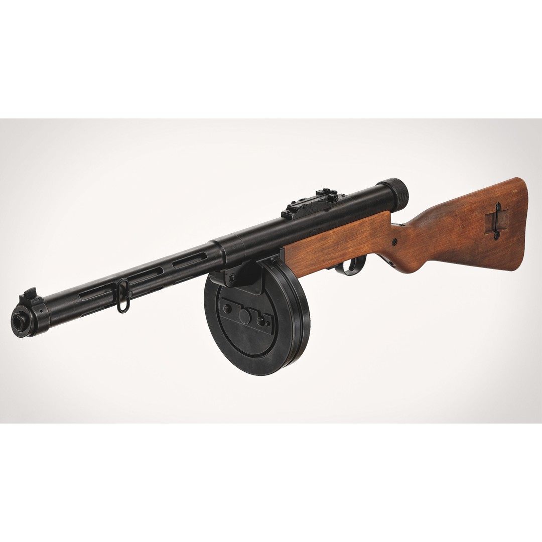 Suomi KP-31 3D Model – Low Poly Military Gun Asset, FBX & OBJ - View 12