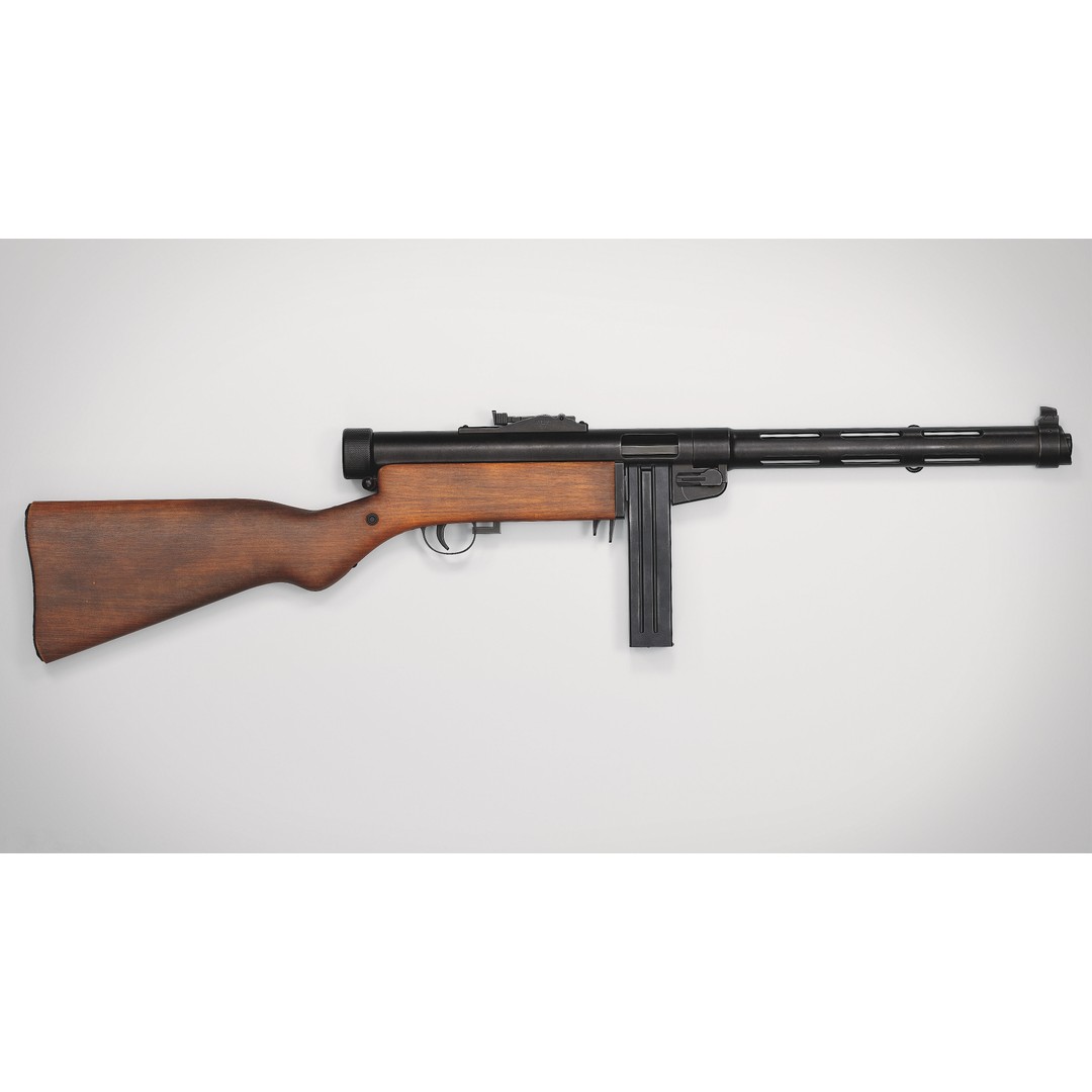 Suomi KP-31 3D Model – Low Poly Military Gun Asset, FBX & OBJ - View 13