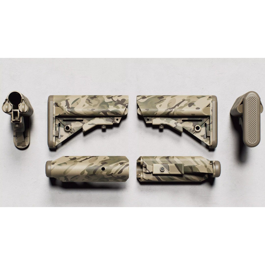 Enhanced Sopmod Stock 3D Model – Low Poly Game Ready Asset, FBX - View 15