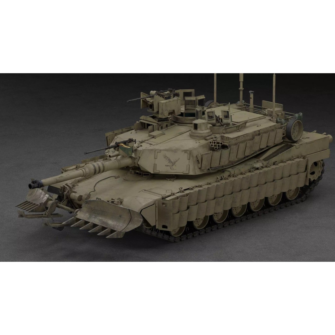 M1A2 SEP2 Abrams Tank 3D Model – High Poly PBR Game Asset, Blender - View 4