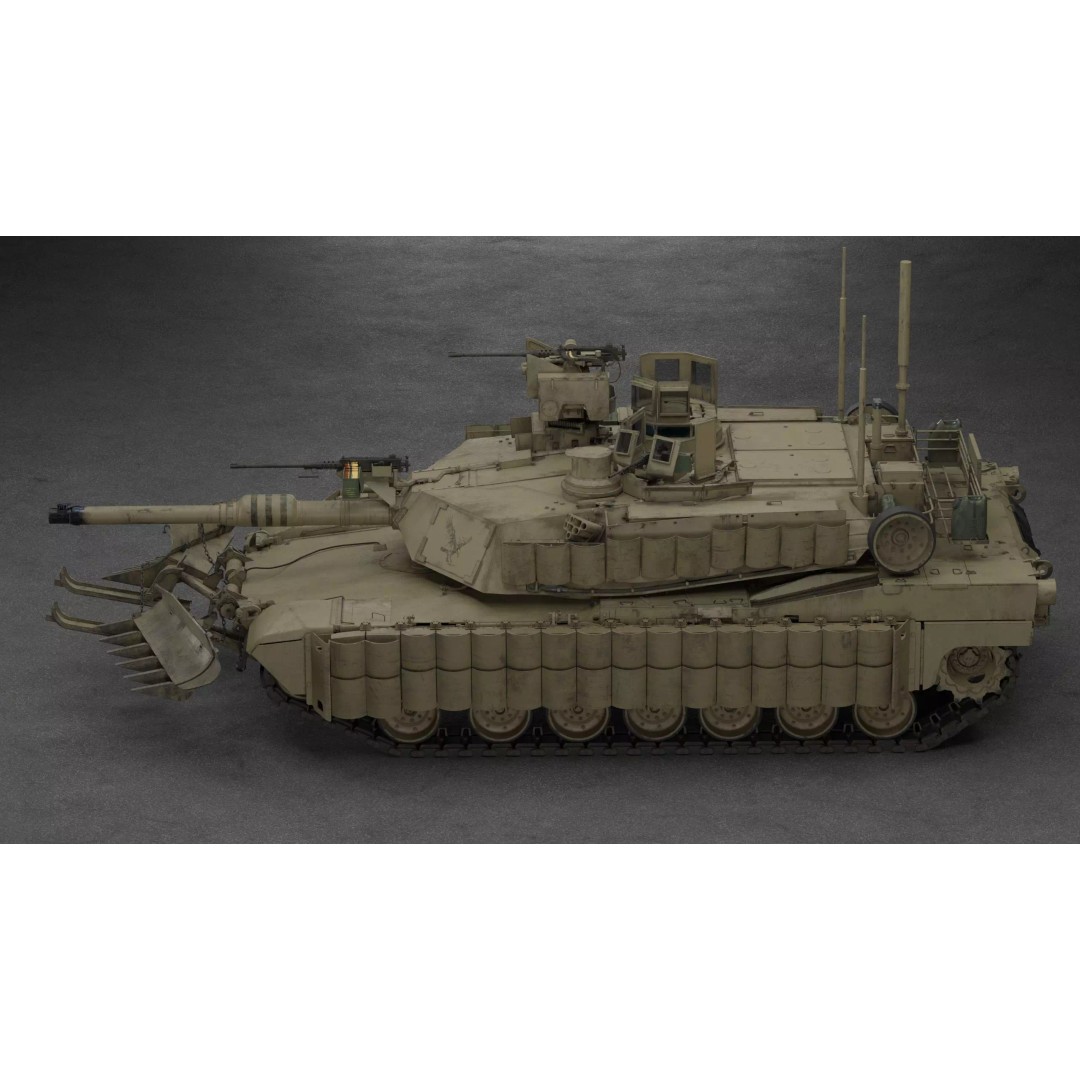 M1A2 SEP2 Abrams Tank 3D Model – High Poly PBR Game Asset, Blender - View 6