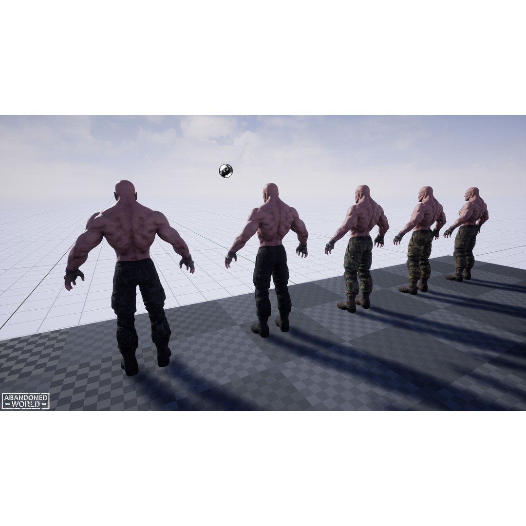 Military Boss 3D Model – Low Poly Game Ready Character for Unity, UE4 - View 22