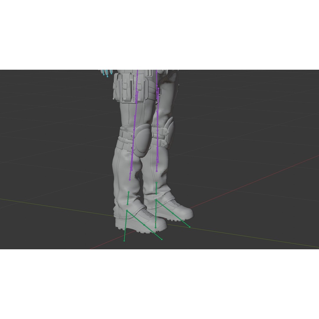 Police SWAT 3D Model – Rigged Game-Ready Character, FBX, OBJ - View 19
