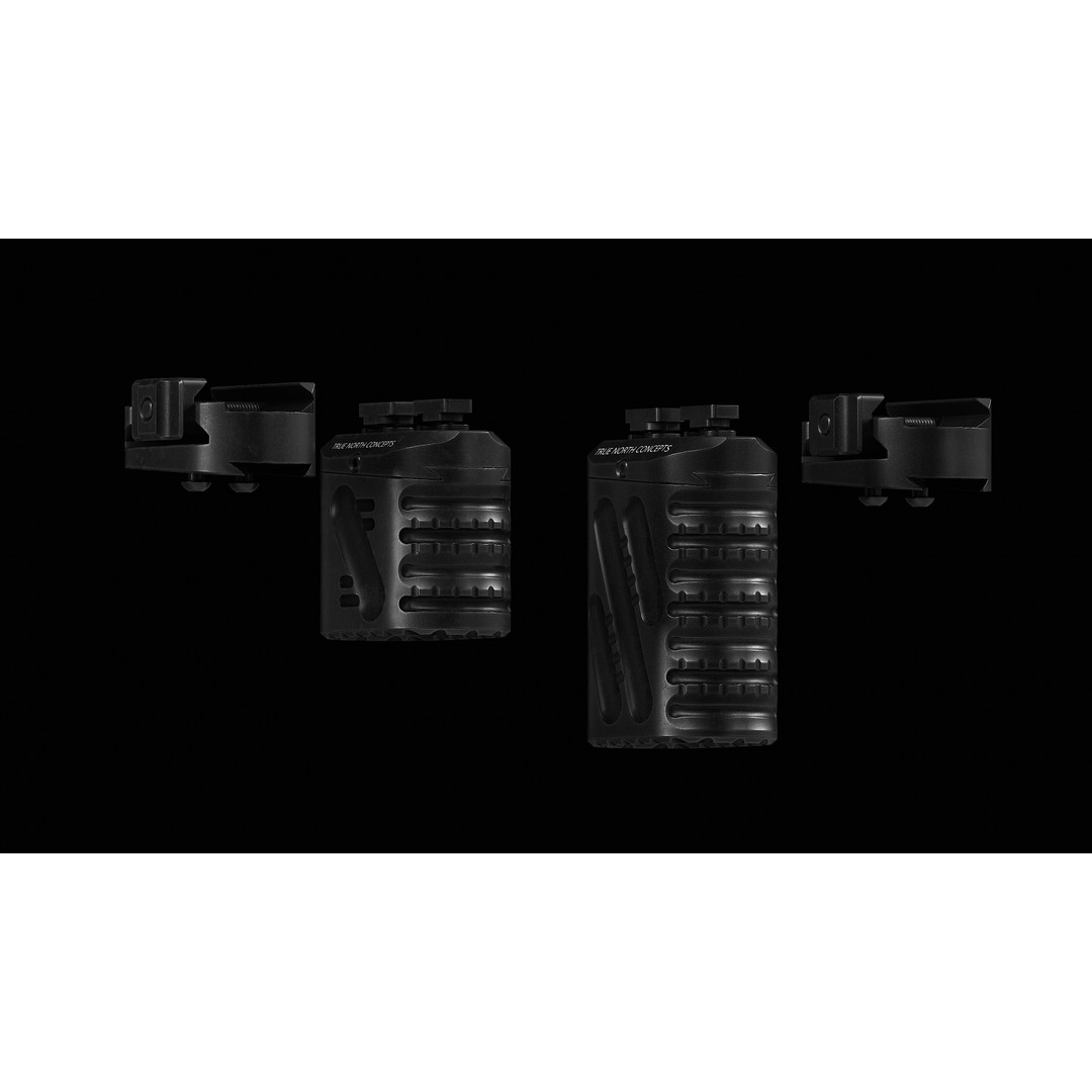 Zero 8 V2 Multi Angle Grip 3D Model – Low Poly Game-Ready Asset, FBX, OBJ - View 10