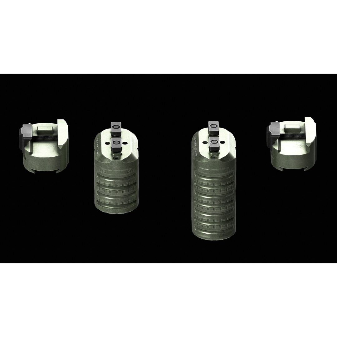 Zero 8 V2 Multi Angle Grip 3D Model – Low Poly Game-Ready Asset, FBX, OBJ - View 12