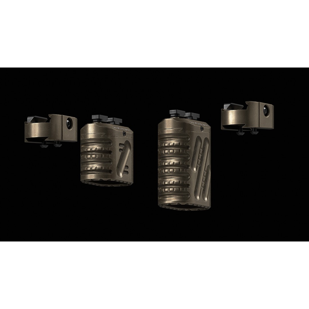 Zero 8 V2 Multi Angle Grip 3D Model – Low Poly Game-Ready Asset, FBX, OBJ - View 7