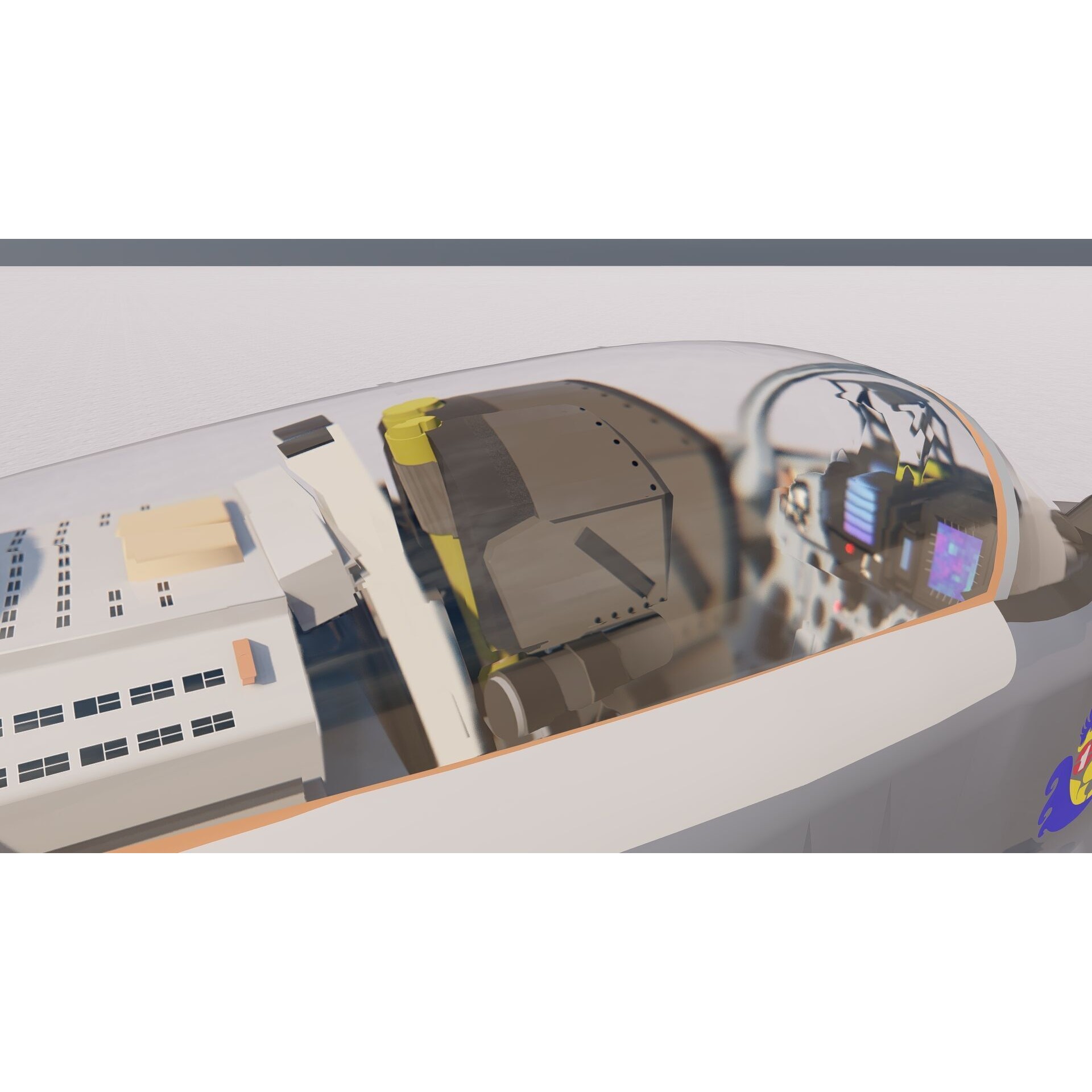 Mig 29 Jet Fighter - Detailed Game-Ready 3D Model - View 10