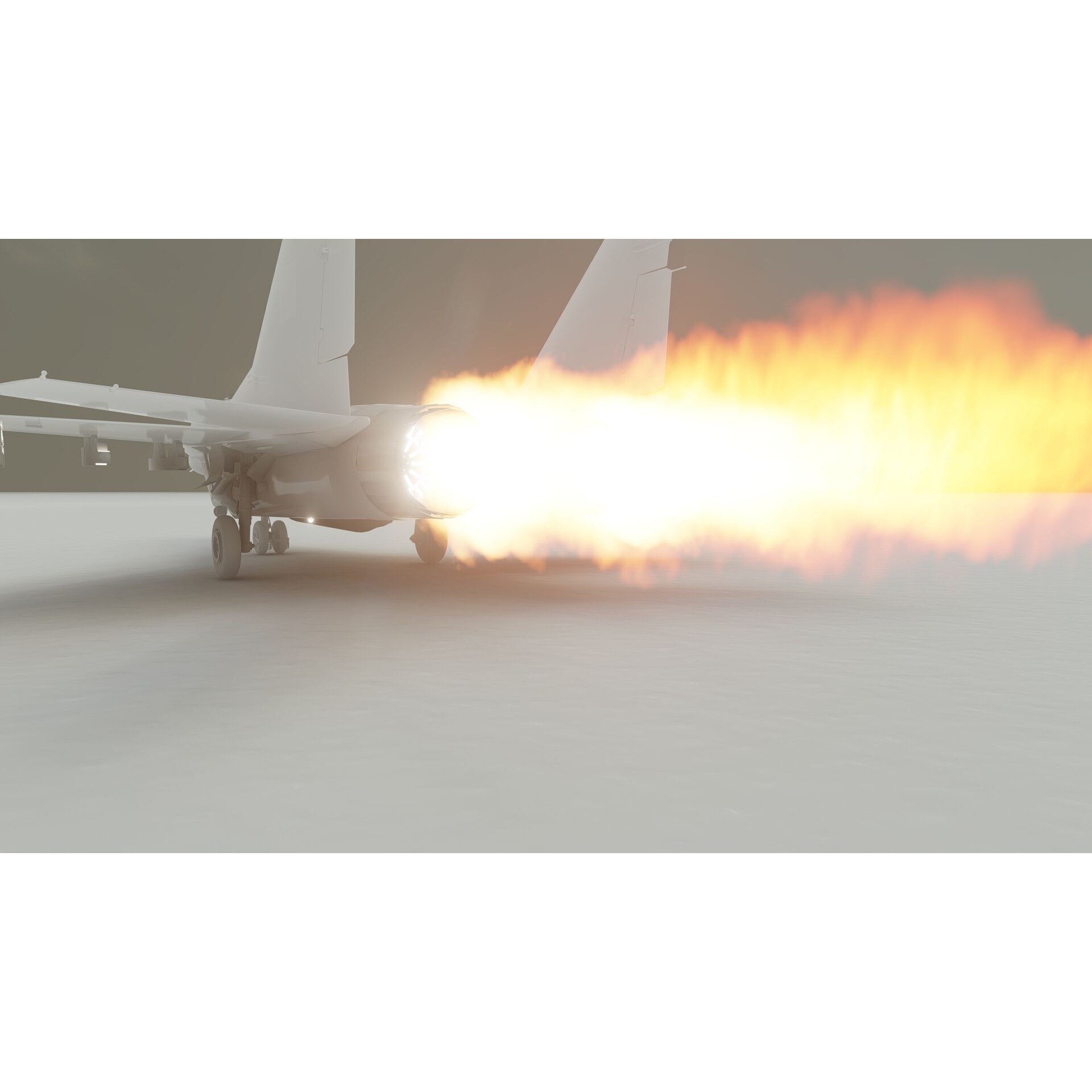 Mig 29 Jet Fighter - Detailed Game-Ready 3D Model - View 25