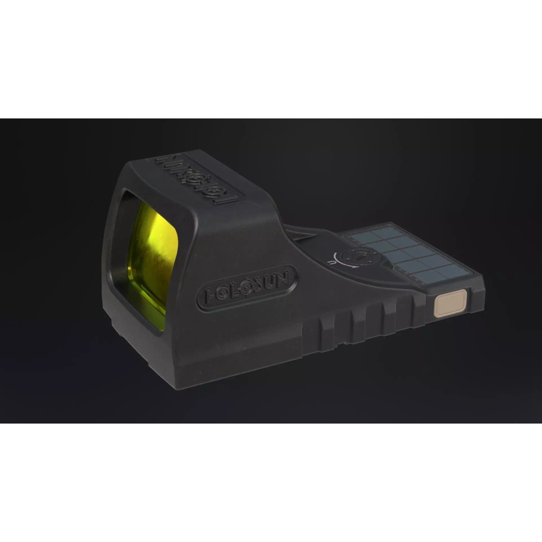 Holosun ELITE SCS 3D Model – Low Poly Game Ready Red Dot Sight - View 11