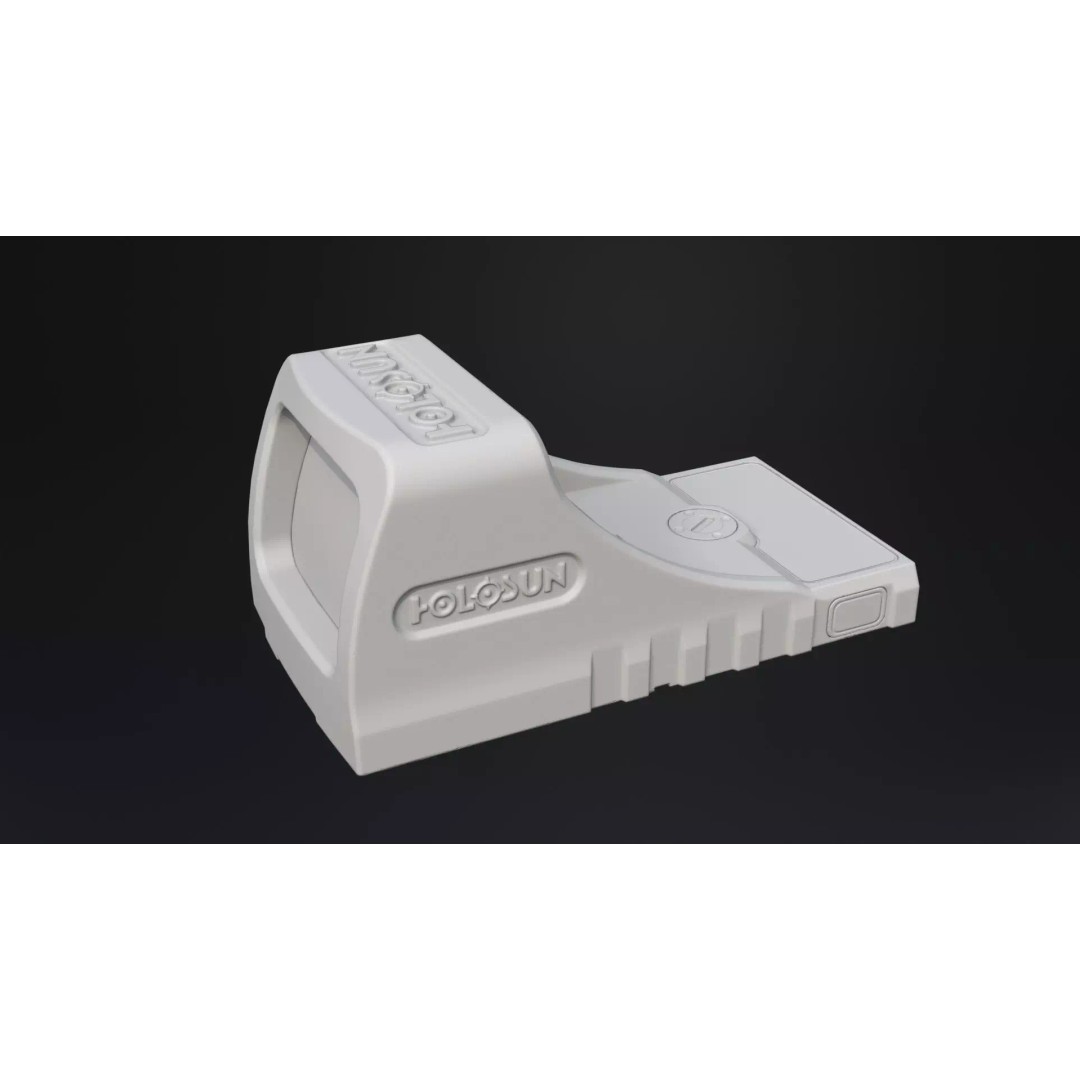 Holosun ELITE SCS 3D Model – Low Poly Game Ready Red Dot Sight - View 18