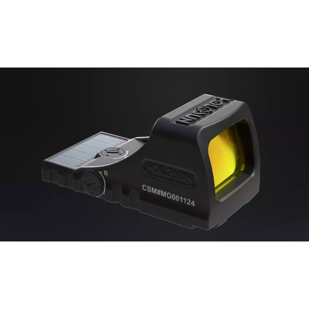 Holosun ELITE SCS 3D Model – Low Poly Game Ready Red Dot Sight - View 3