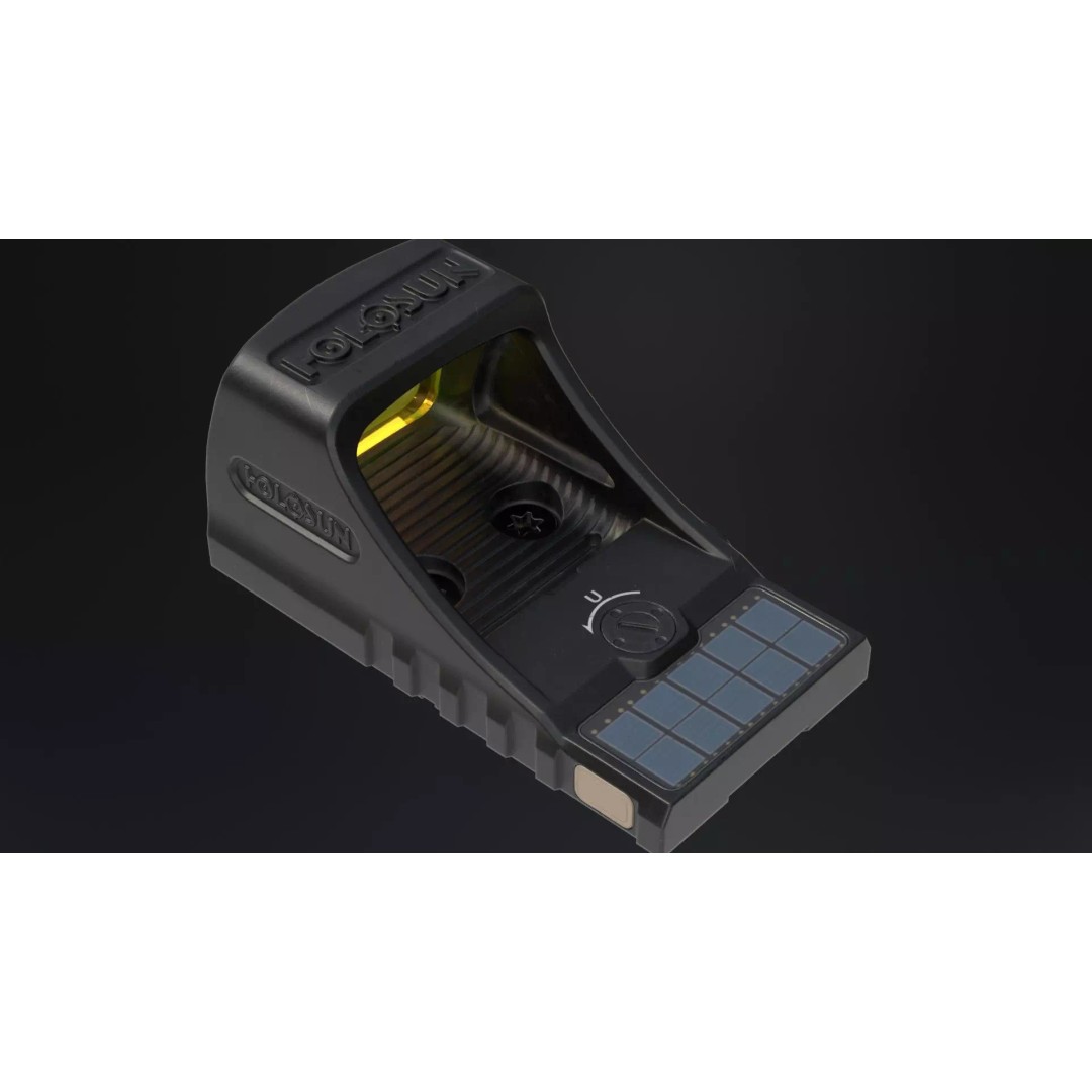 Holosun ELITE SCS 3D Model – Low Poly Game Ready Red Dot Sight - View 9