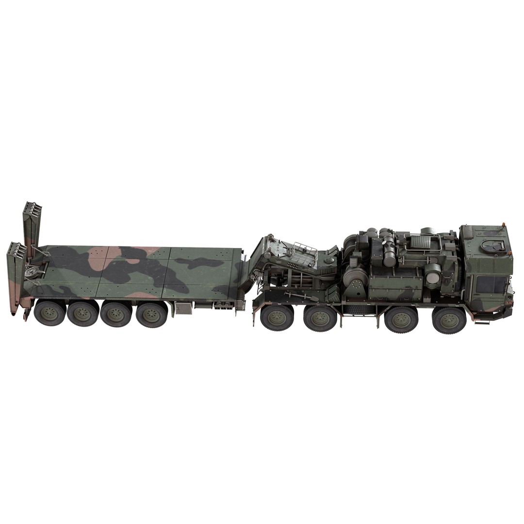 SLT 50 Elefant Tank Transporter 3D Model – Low Poly Military Vehicle, FBX - View 6