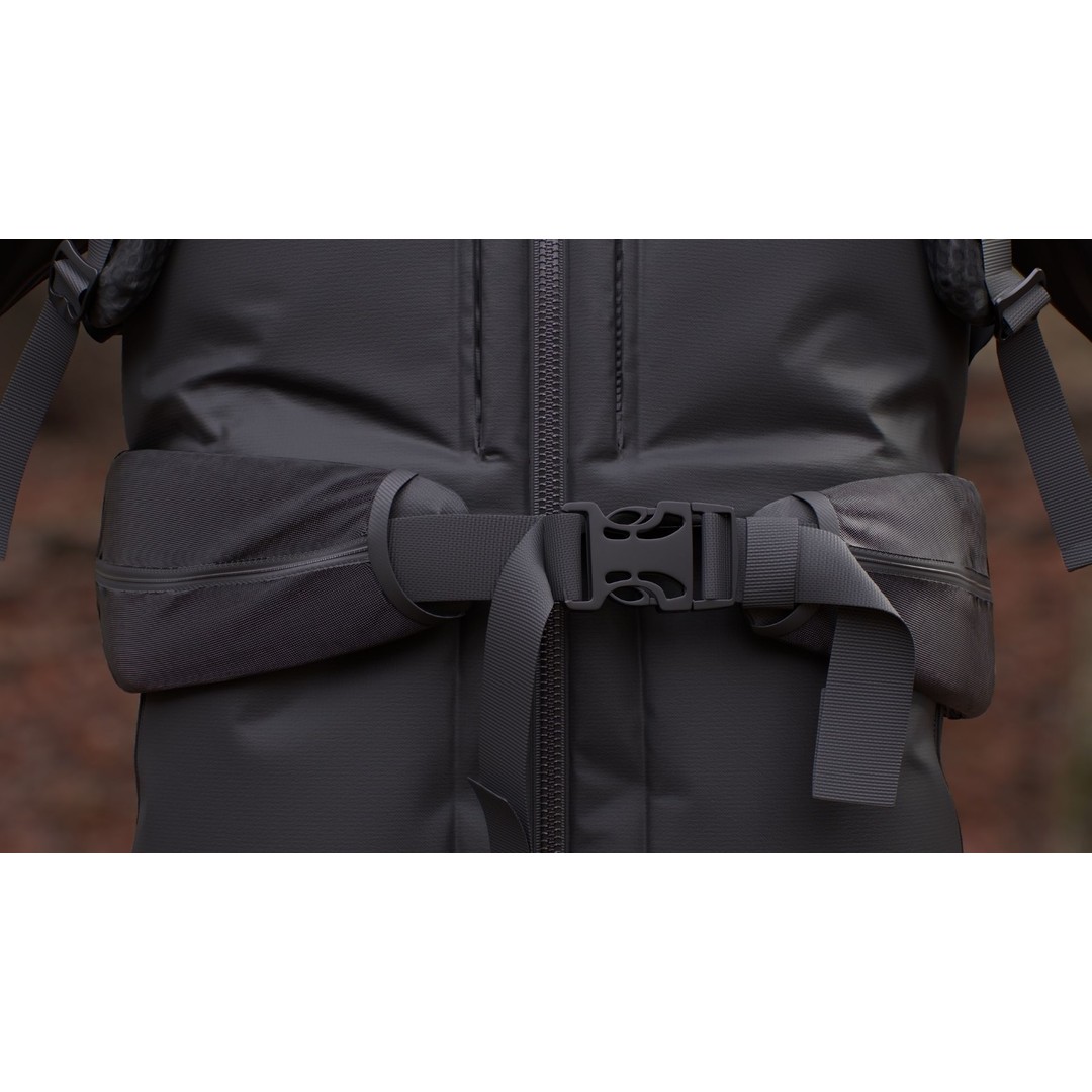 Male Hiking Outfit 3D Model – Low Poly Rigged Character, FBX, Blender - View 11