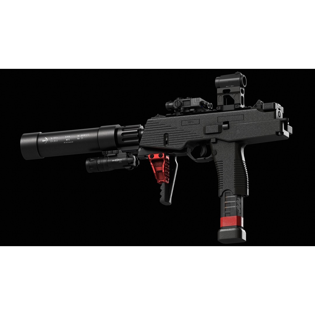 Unity Tactical FAST Micro Mount 3D Model – Low Poly Game-Ready Asset, FBX - View 11
