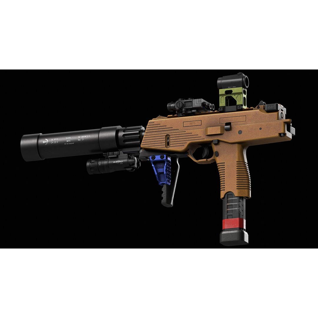 Unity Tactical FAST Micro Mount 3D Model – Low Poly Game-Ready Asset, FBX - View 12