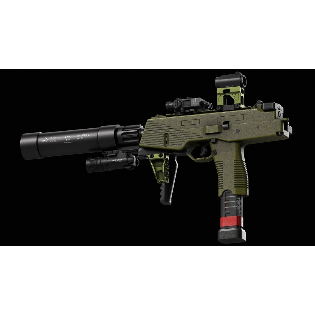 Unity Tactical FAST Micro Mount 3D Model – Low Poly Game-Ready Asset, FBX - View 14