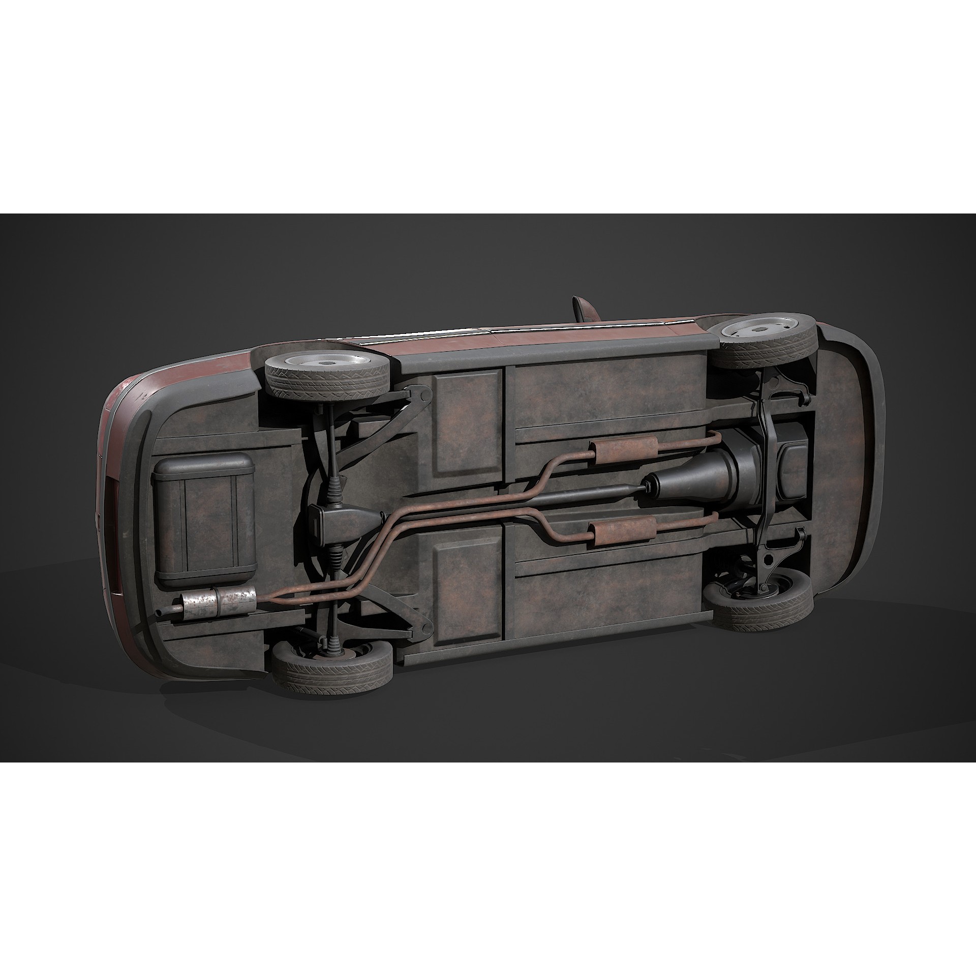 Opel Omega - Low-Poly Game-Ready 3D Model - View 11