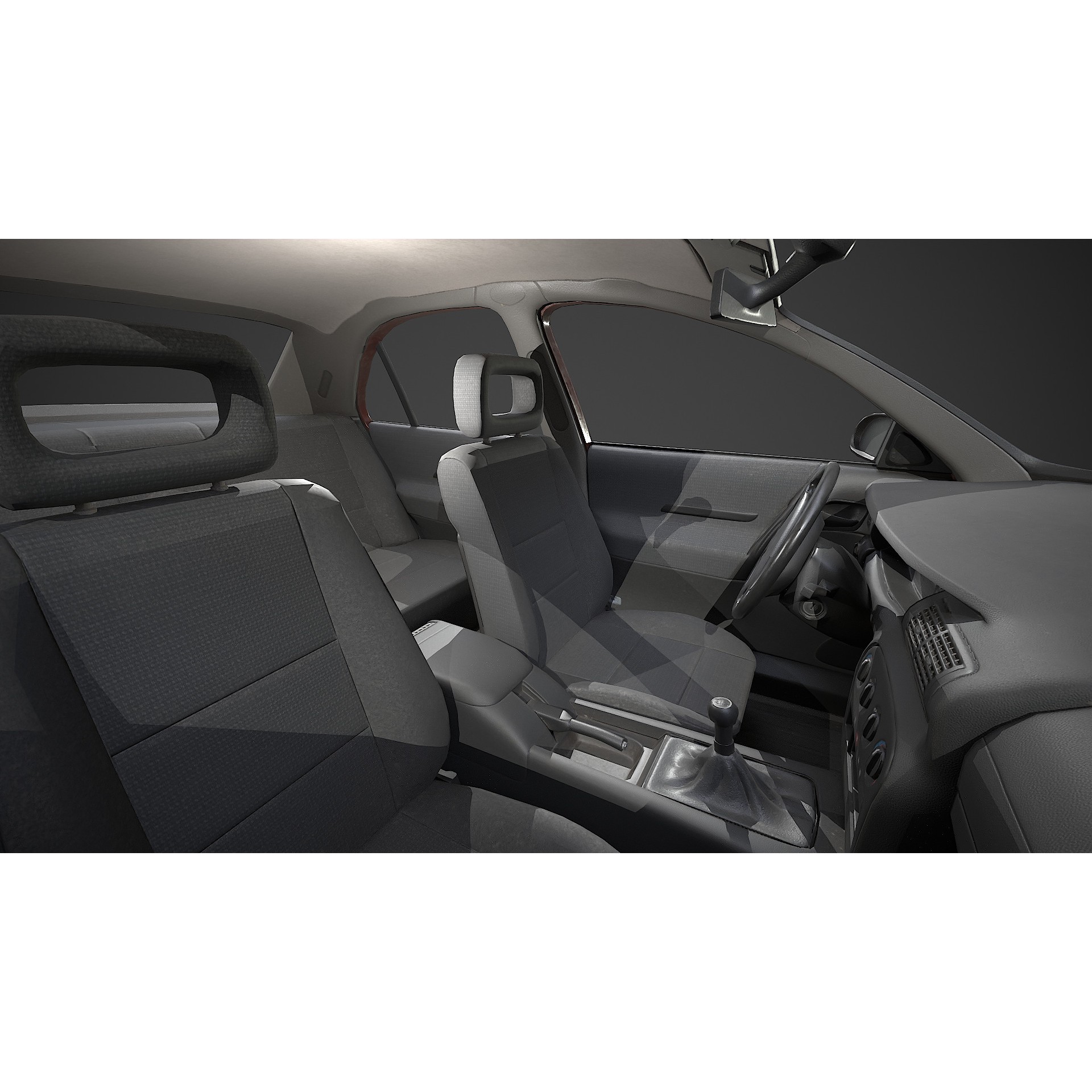 Opel Omega - Low-Poly Game-Ready 3D Model - View 14