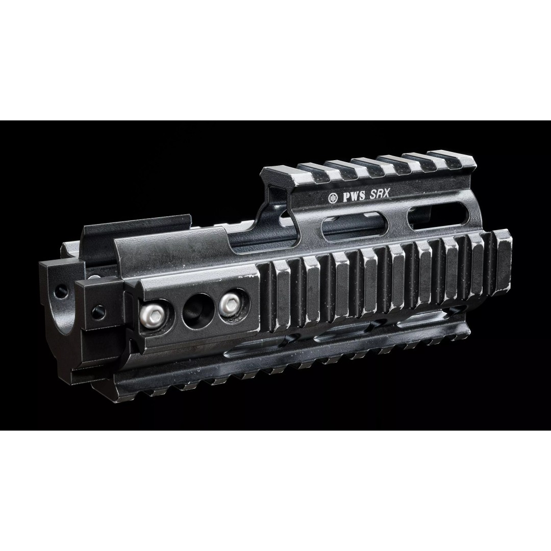 FN SCAR Tactical Handguard 3D Model – Low Poly Game Asset, FBX, PBR