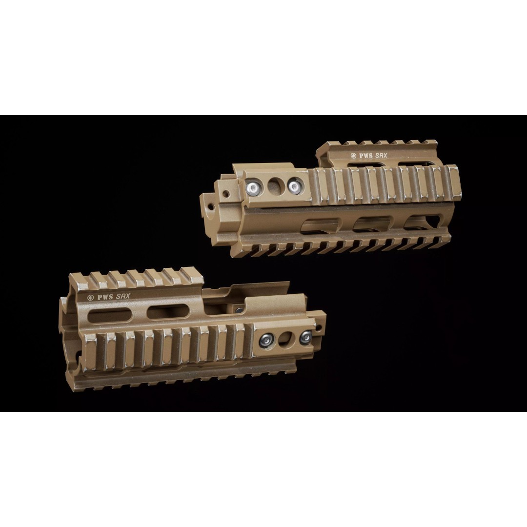 FN SCAR Tactical Handguard 3D Model – Low Poly Game Asset, FBX, PBR - View 14